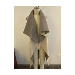 BCBG MAXAZRIA Long waterfall vest
